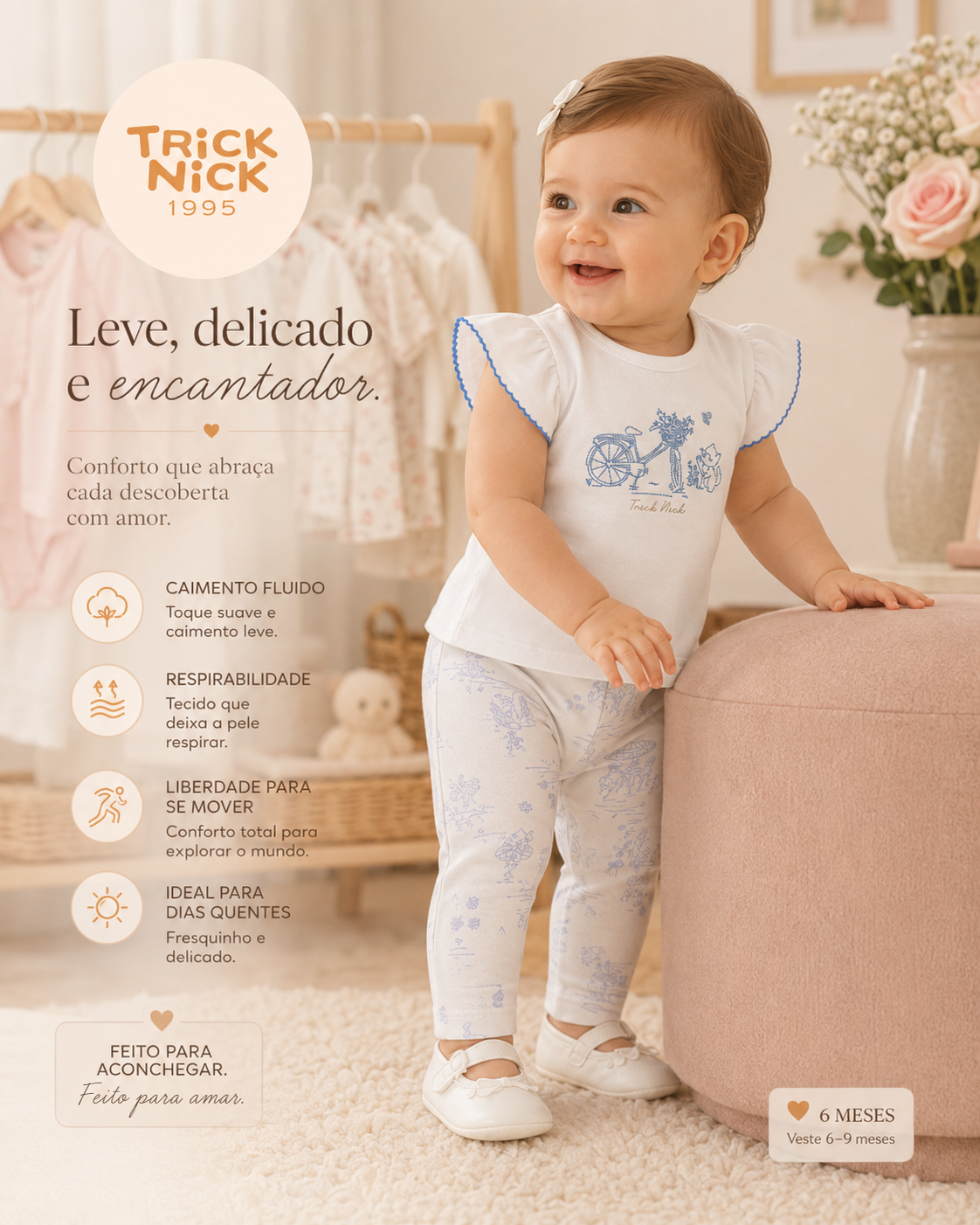 Conjunto Feminino Blusa Com Legging Trick Nick 1137150