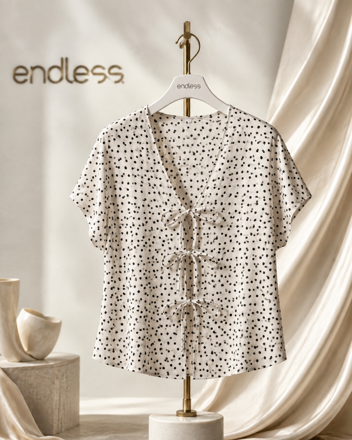 Blusa Feminina Viscose Acetinada Estampada E6111