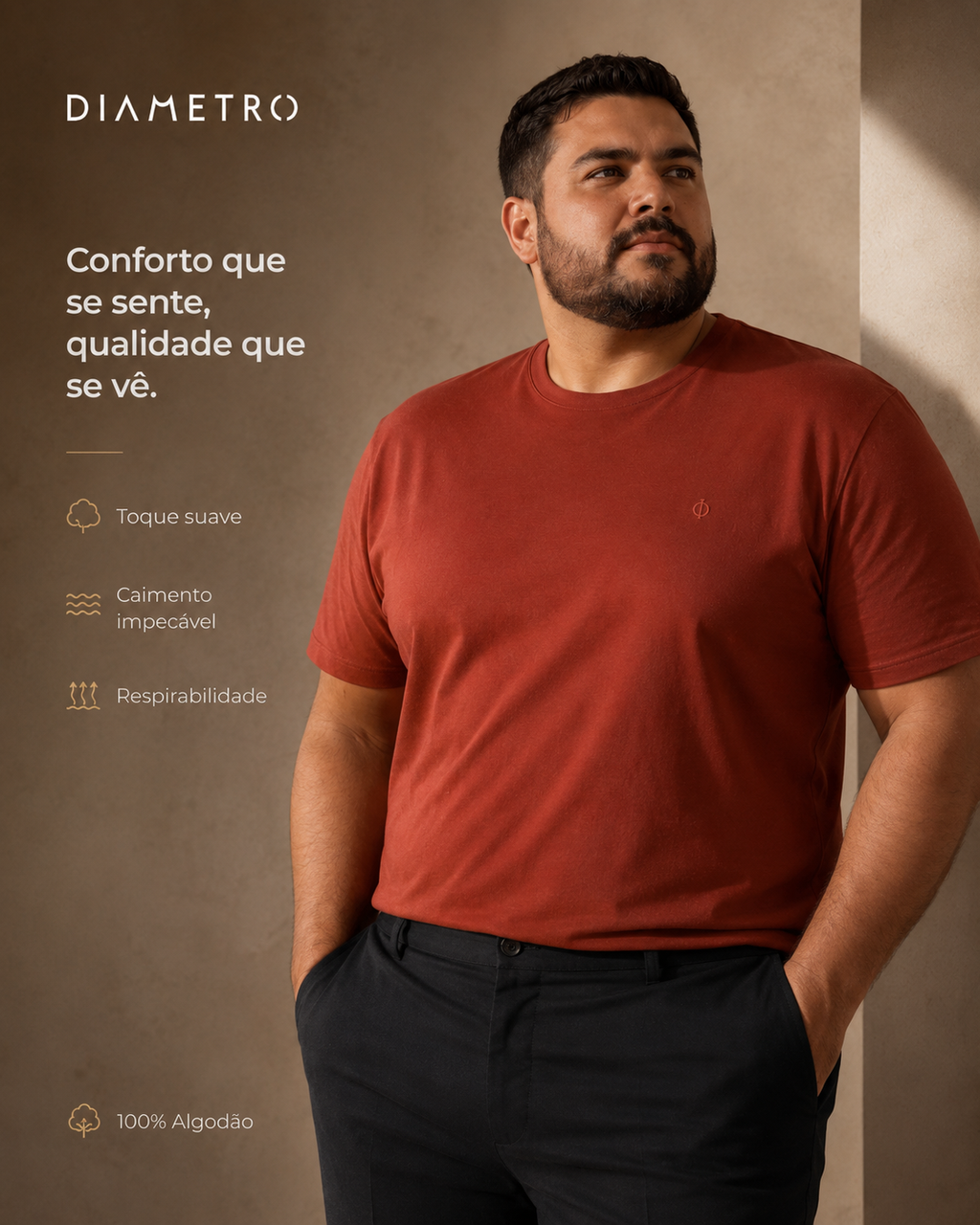 Camiseta Masculina Plus DB00126