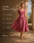 Vestido Midi em Tecido em Linho - Ref: G80417