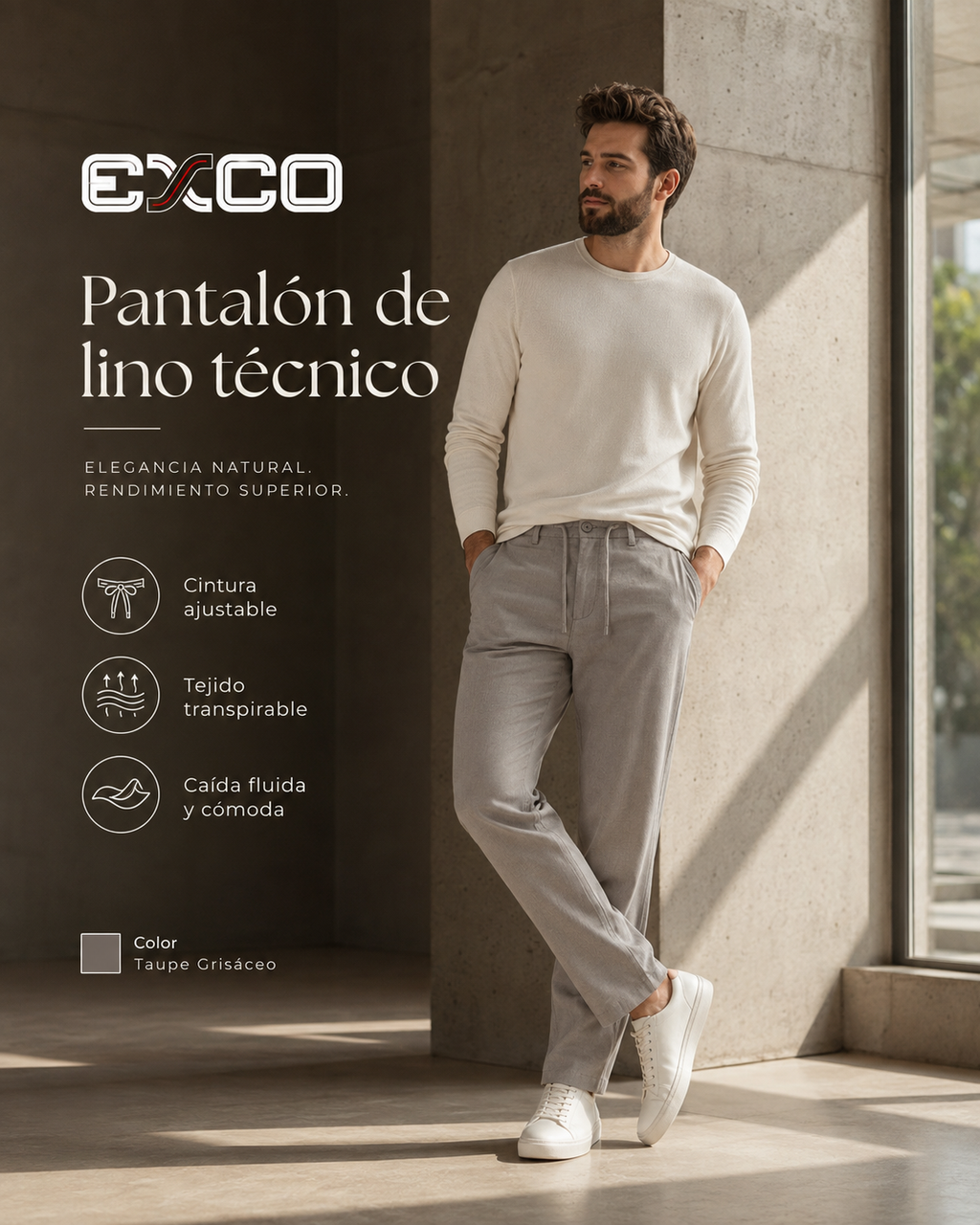 Calça De Linho X50036