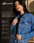 Jaqueta Jeans Sawary - 283251    (No Lycra)