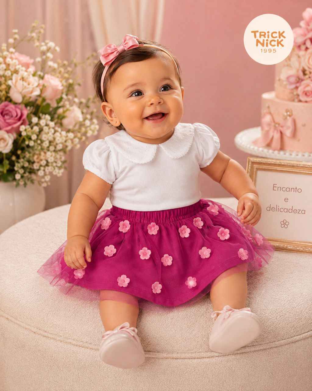 Conjunto Feminino Body Com Saia Trick Nick 1171441