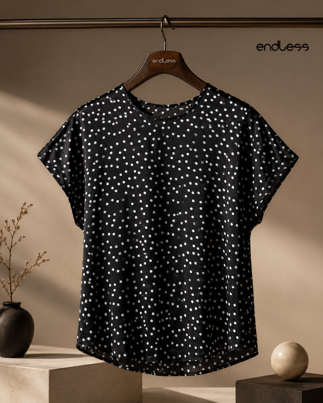 Blusa Feminina Viscose Acetinada Estampada E6111