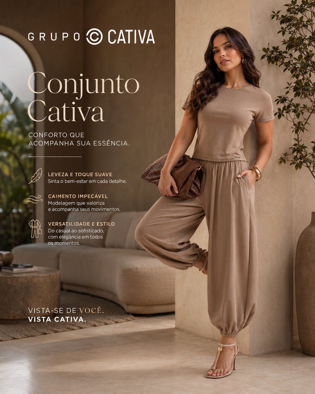 CONJ. BLUSA E CALÇA Ref.: C91726