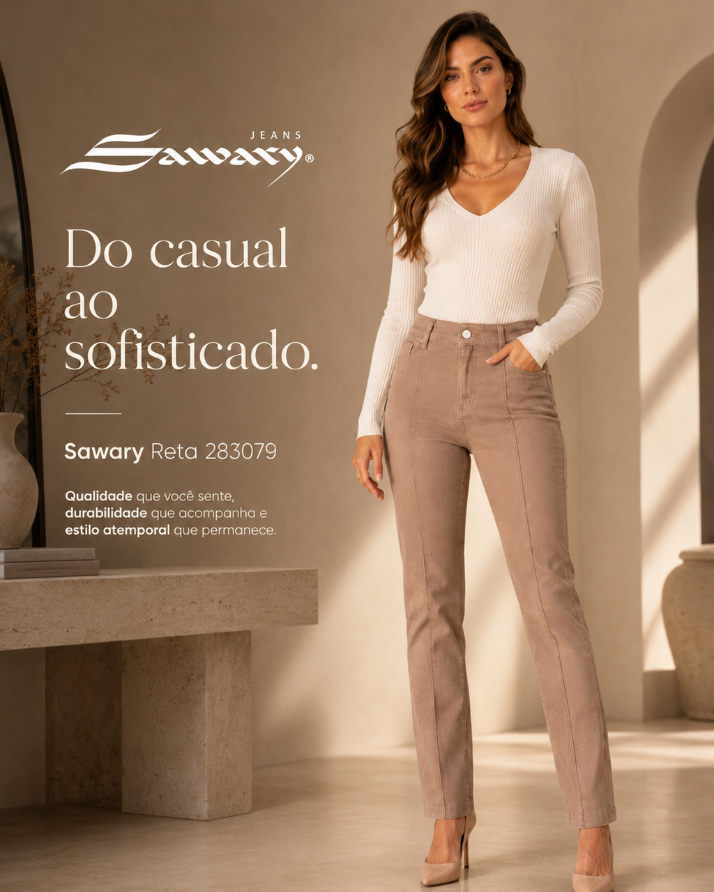 Jeans Sawary reta 283079 (Si Lycra)
