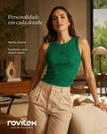 Regata Feminina Ribana Com Estampa Rovitex 6177005