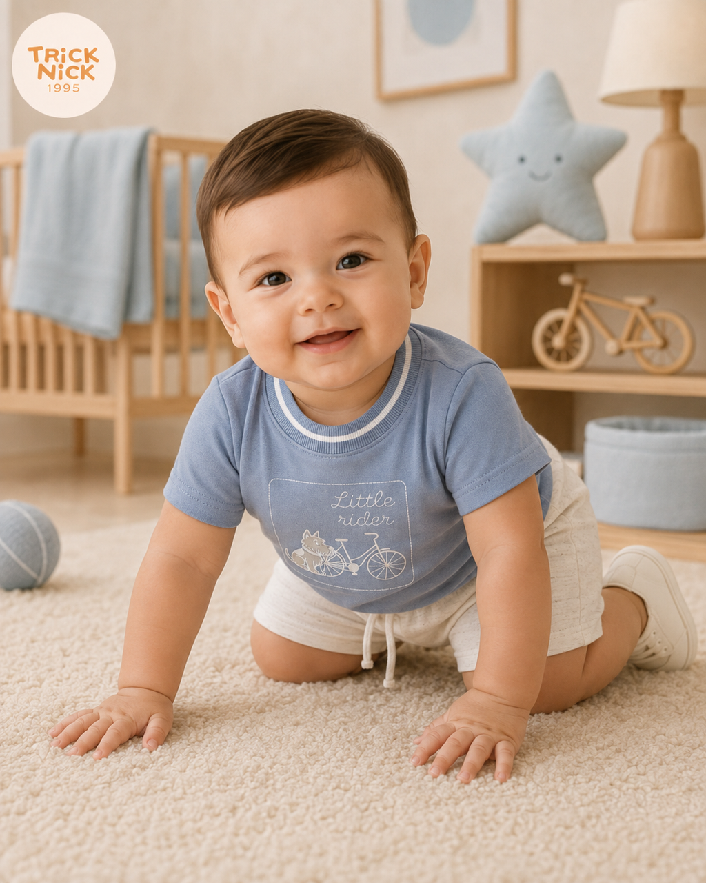 Conjunto Infantil Camiseta Com Bermuda Trick Nick 1027430