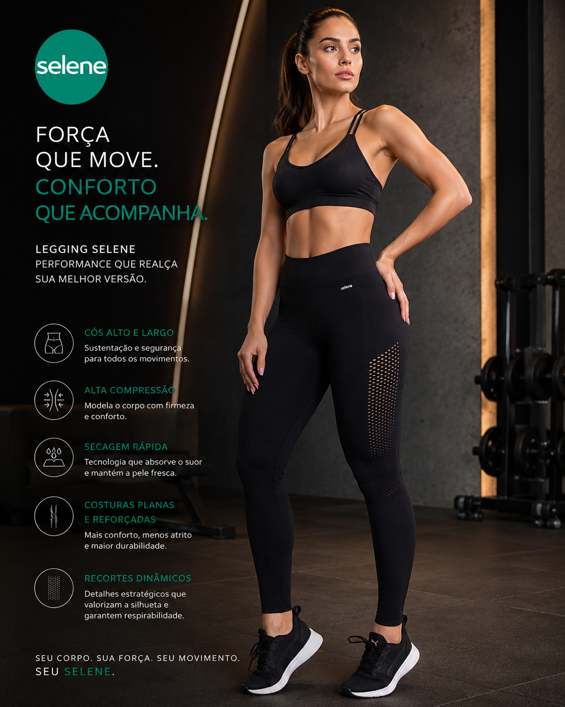 Legging Feminina Selene 20960-002